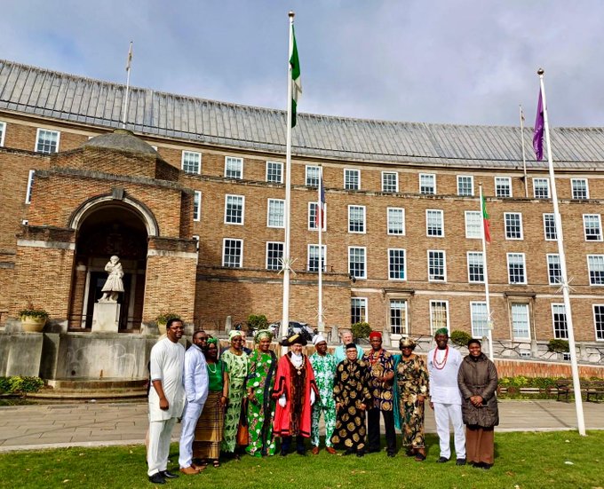 Celebrating Nigerian Independence Day: Flag Hoisting Ceremony in Bristol